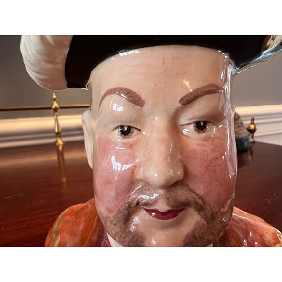 Staffordshire Character Jugs King Henry VIII 8th Toby Jug Vintage - Picture 3 of 7